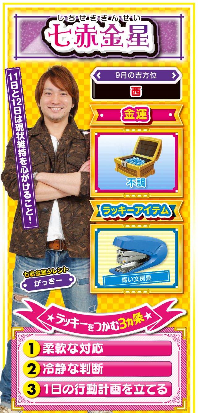 七赤金星占い結果