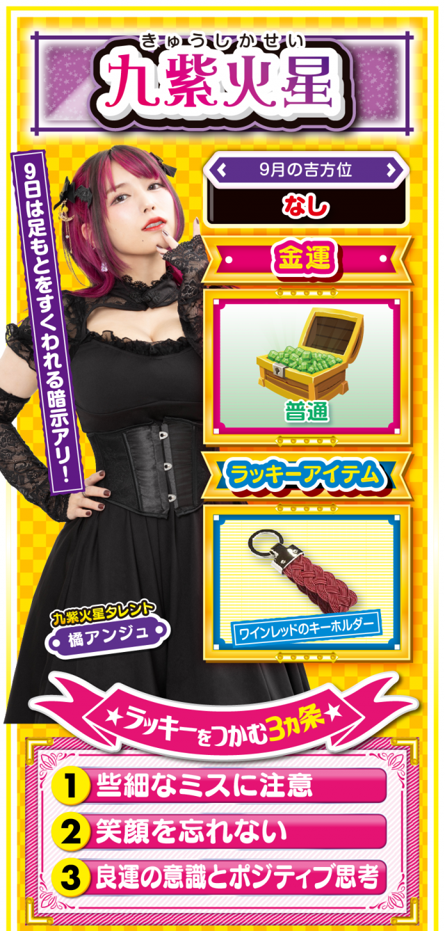 九紫火星占い結果