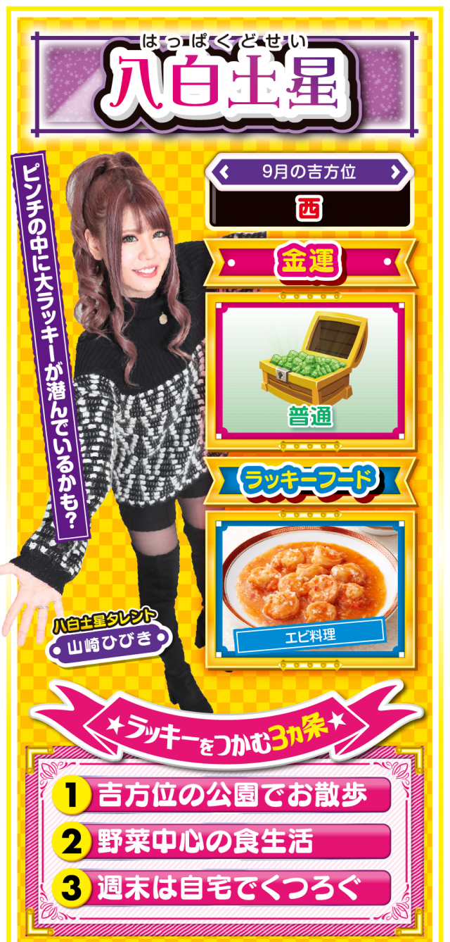 八白土星占い結果