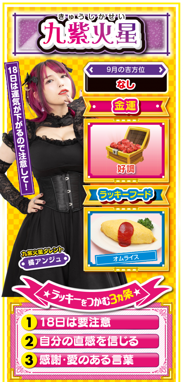 九紫火星占い結果