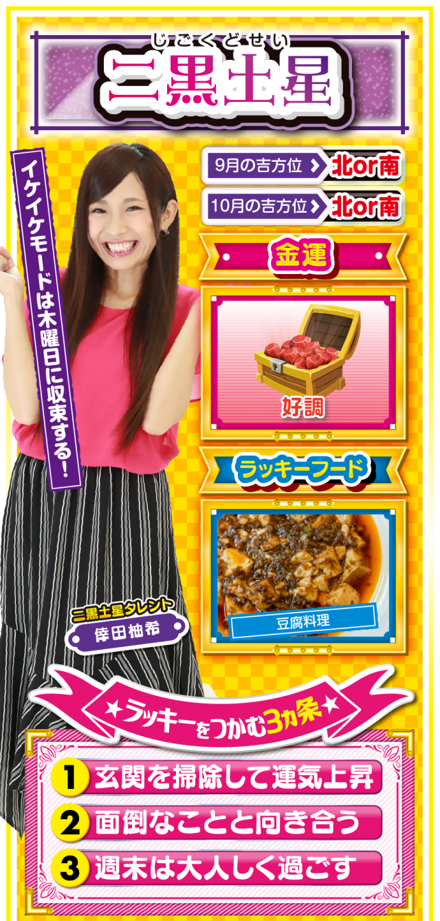 二黒土星占い結果