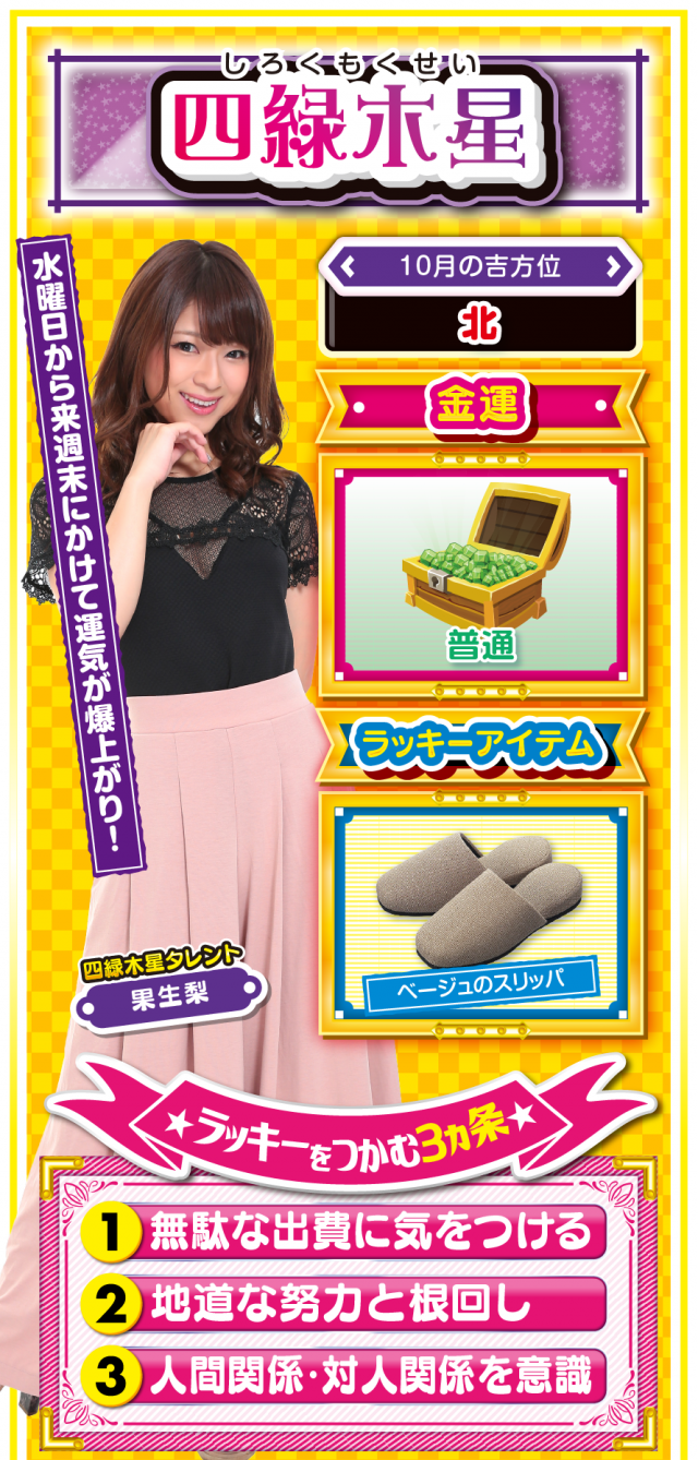 四緑木星占い結果