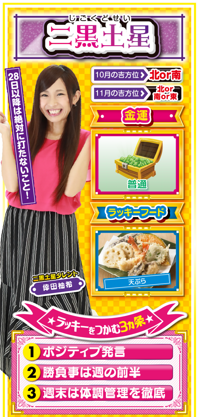 二黒土星占い結果