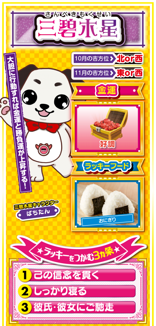 三碧木星占い結果