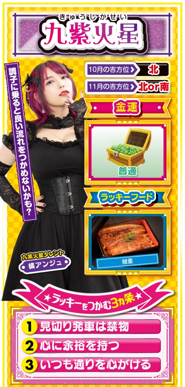 九紫火星占い結果