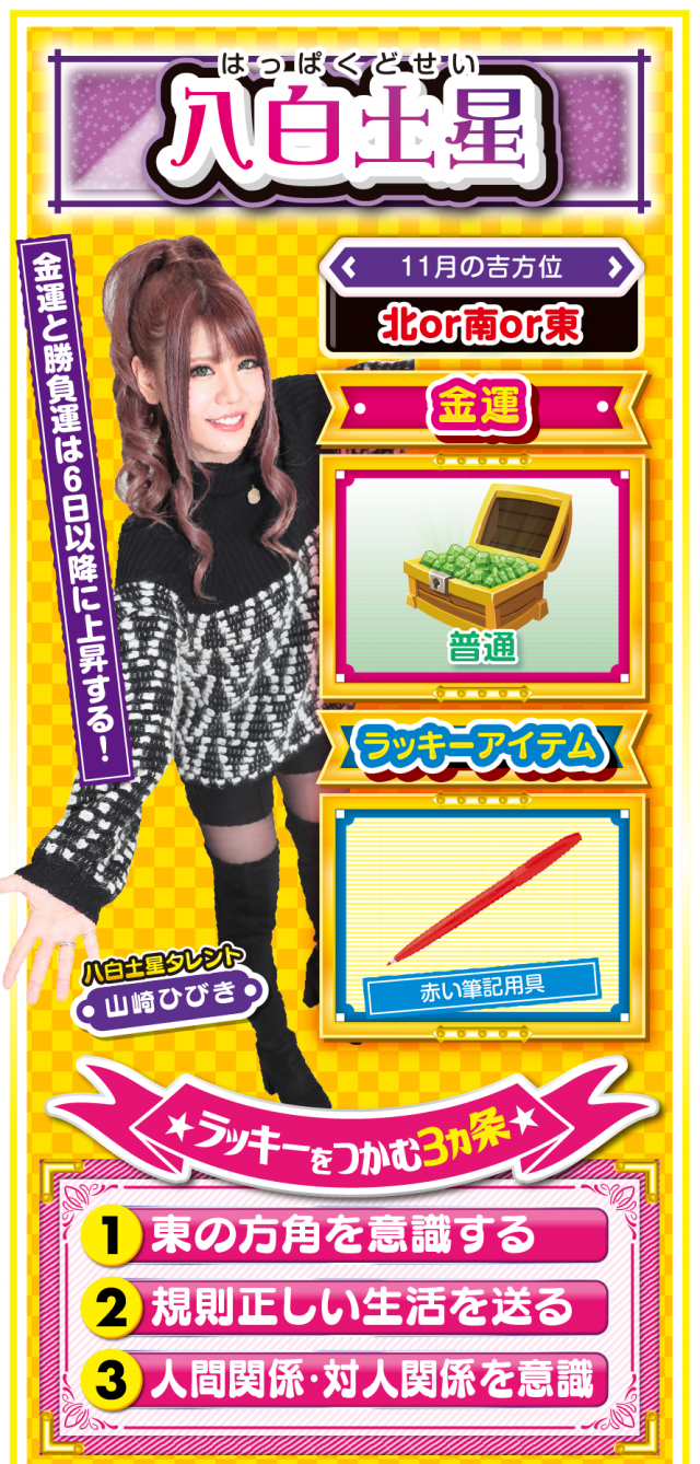 八白土星占い結果