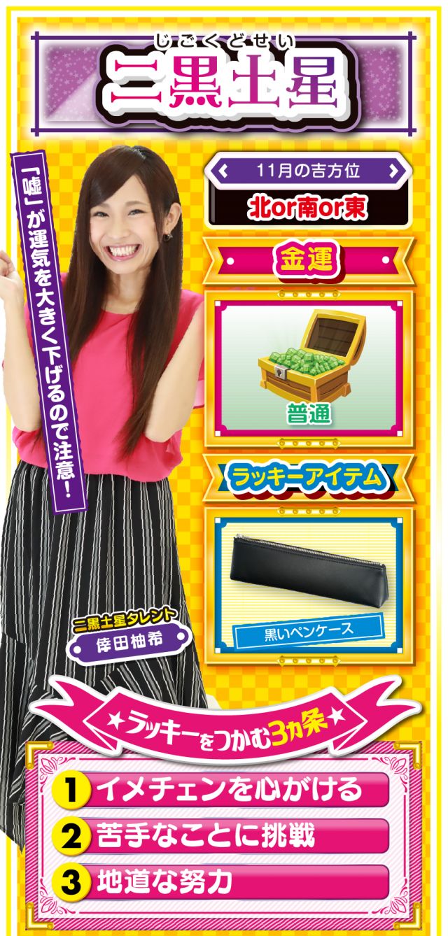 二黒土星占い結果