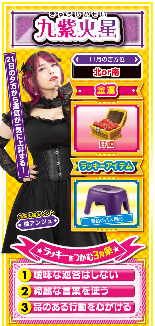 九紫火星占い結果