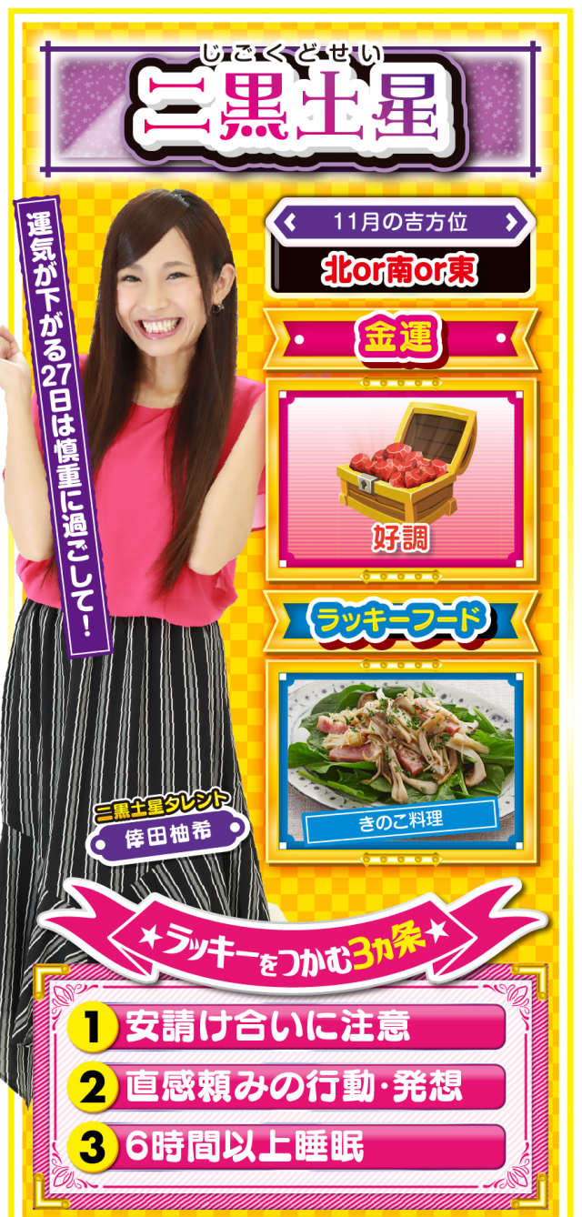 二黒土星占い結果