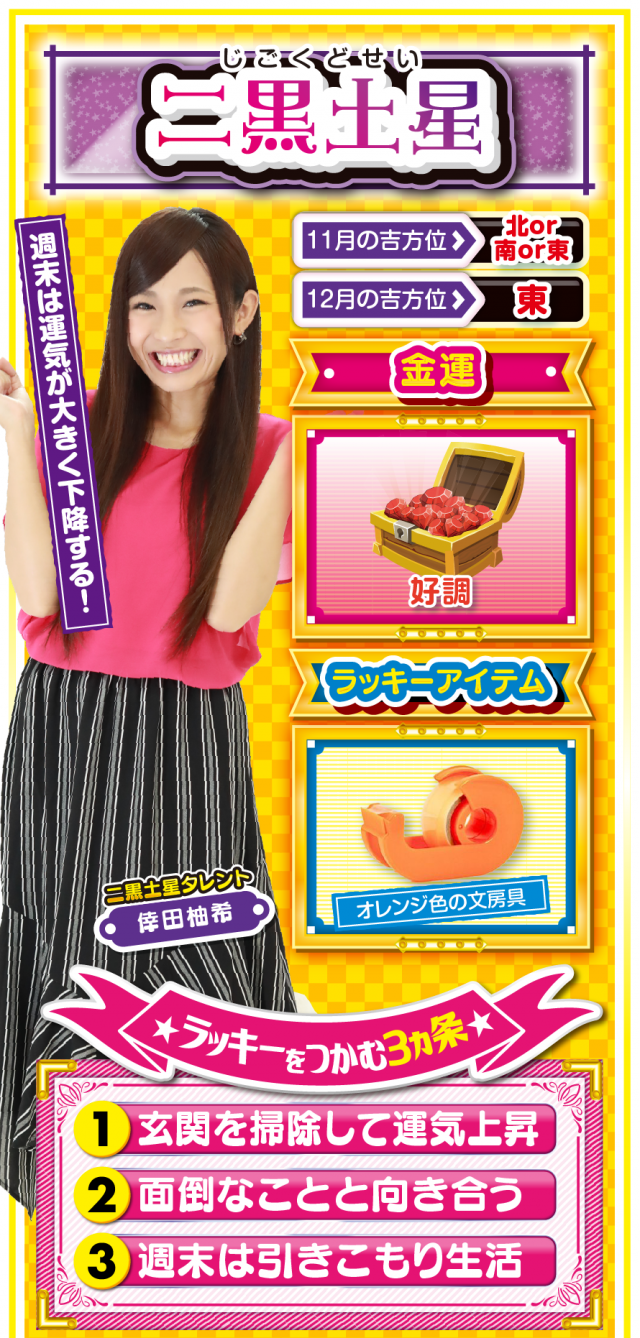 二黒土星占い結果