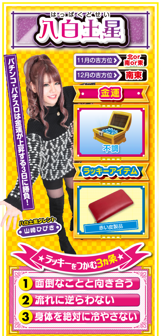 八白土星占い結果