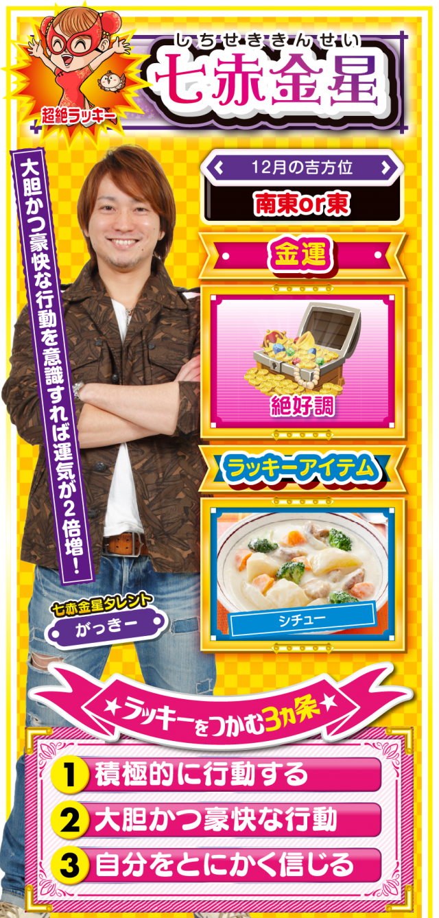 七赤金星占い結果