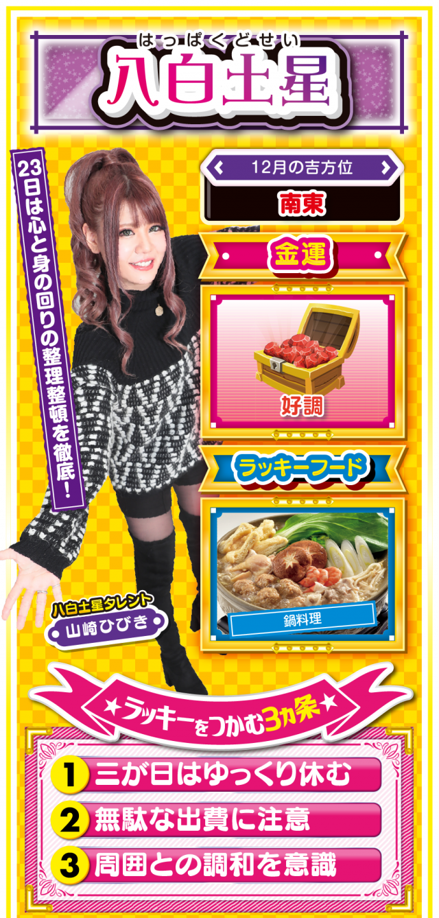 八白土星占い結果