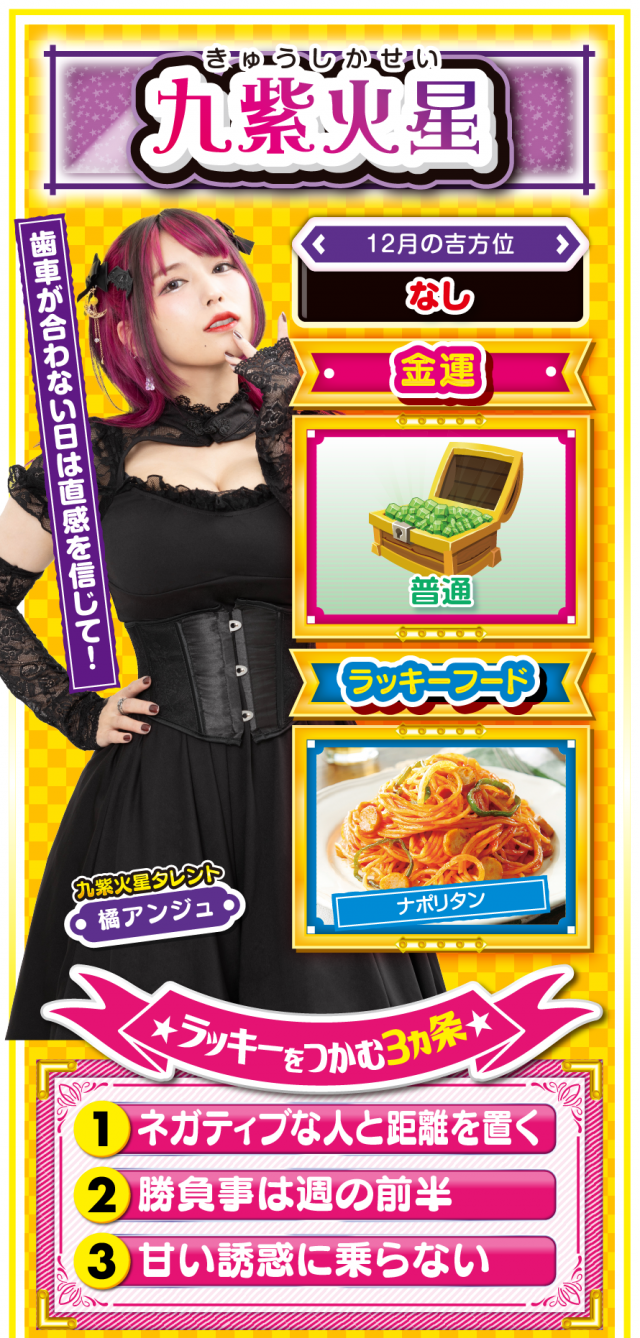 九紫火星占い結果