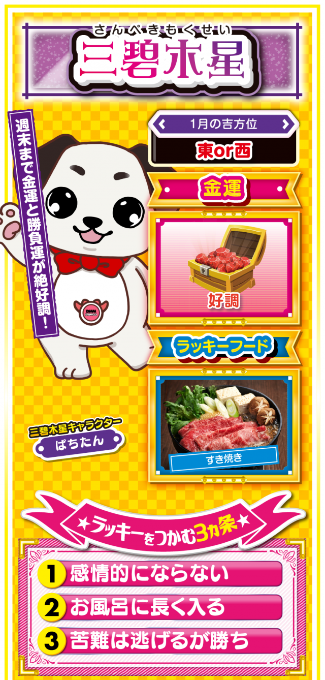 三碧木星占い結果