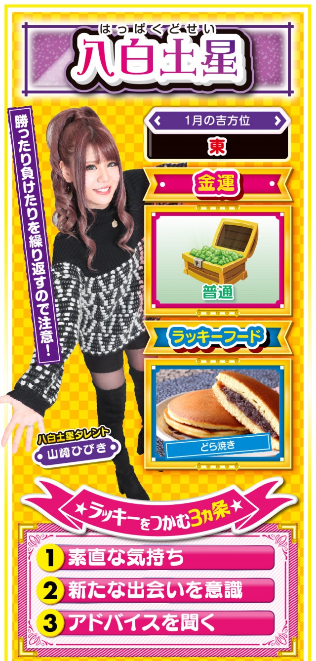 八白土星占い結果