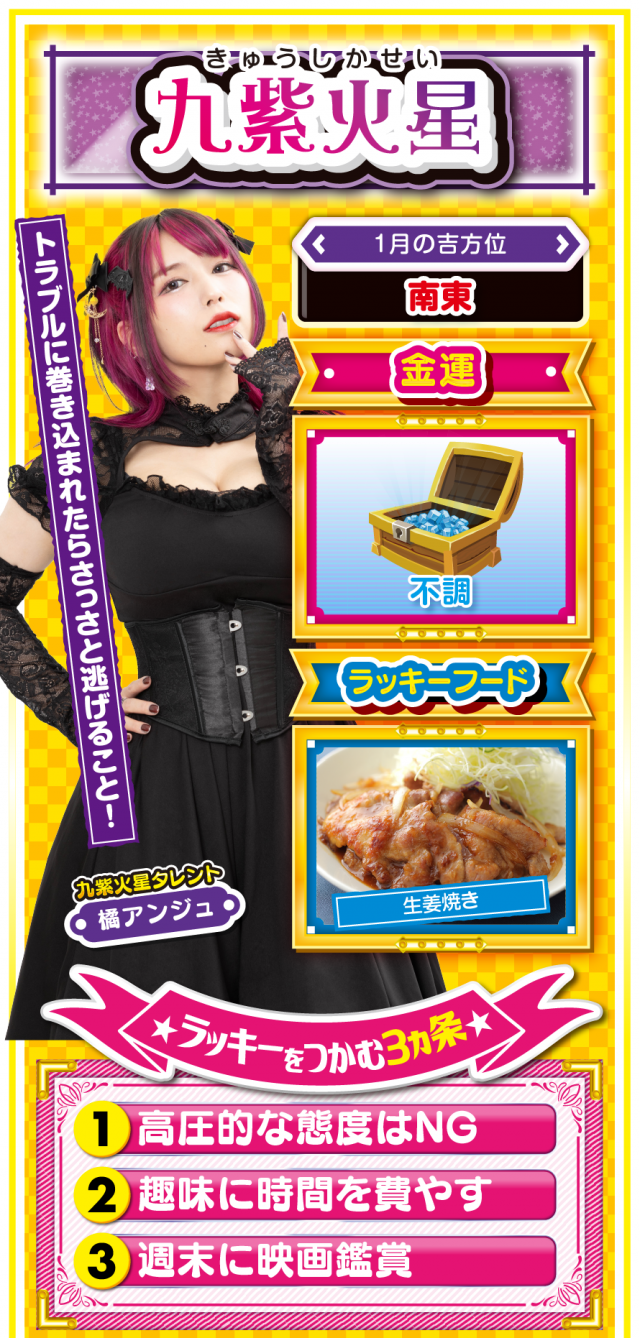 九紫火星占い結果