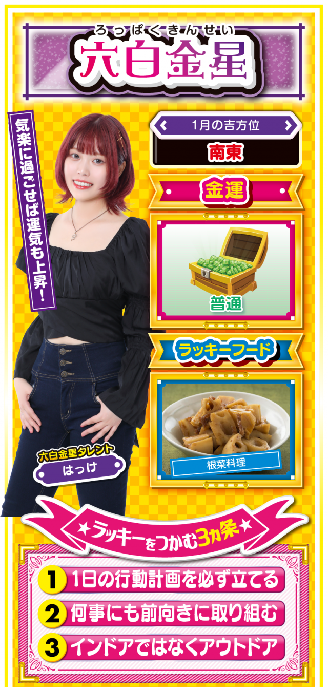 六白金星占い結果