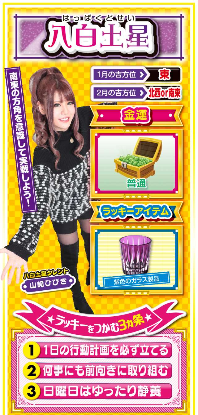 八白土星占い結果