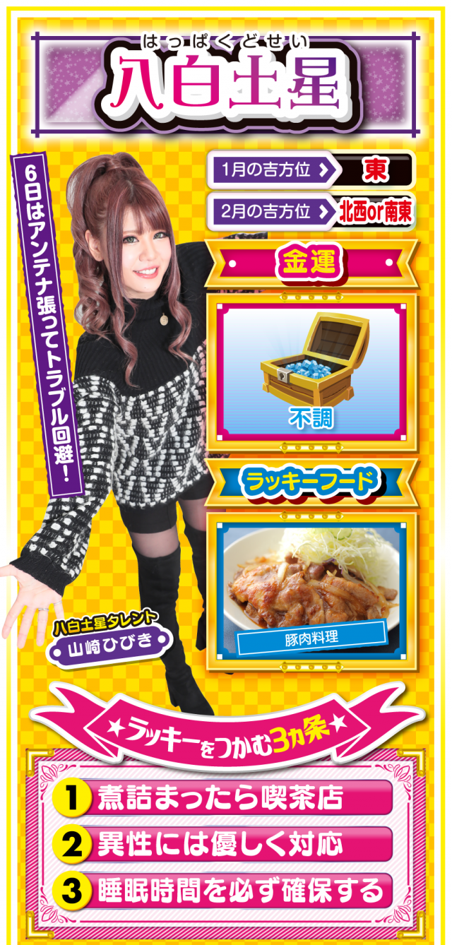 八白土星占い結果