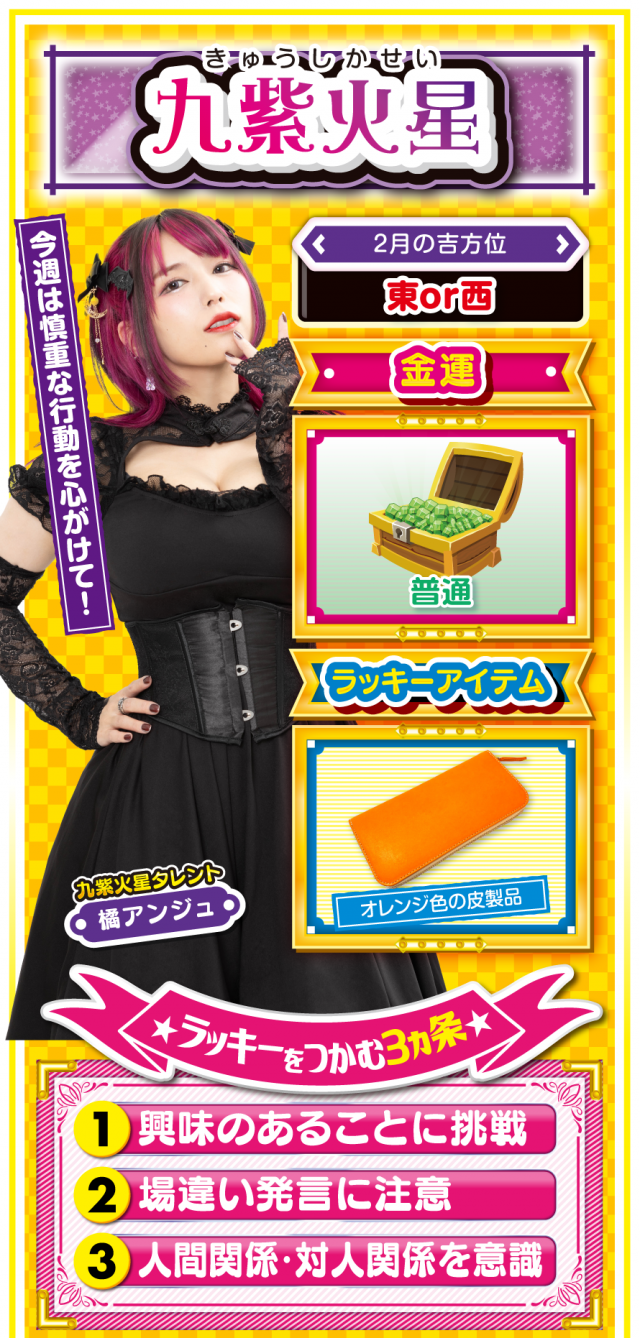 九紫火星占い結果