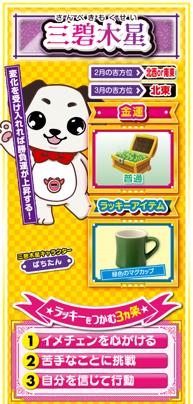 三碧木星占い結果