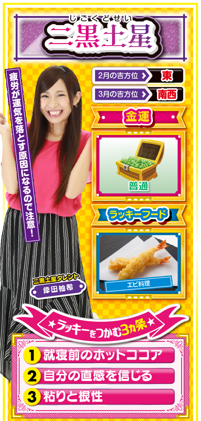 二黒土星占い結果