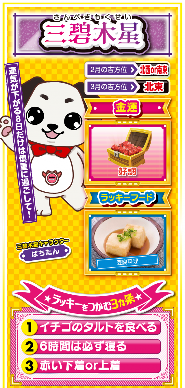 三碧木星占い結果