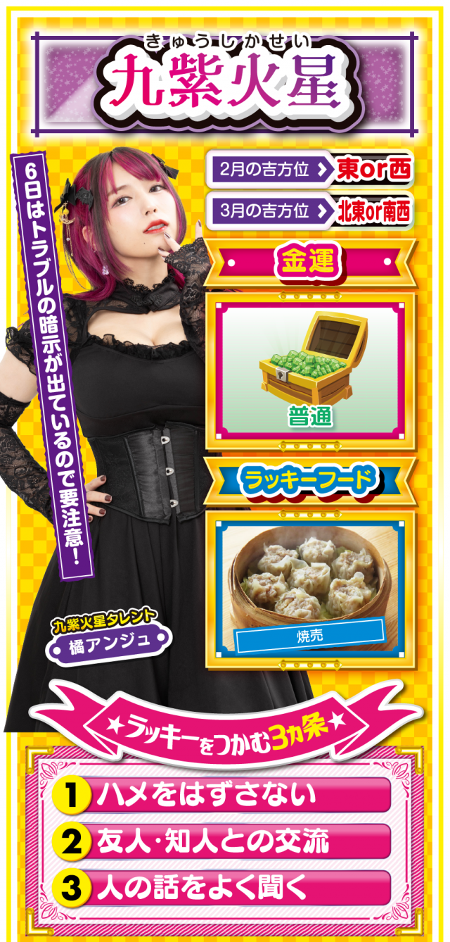 九紫火星占い結果