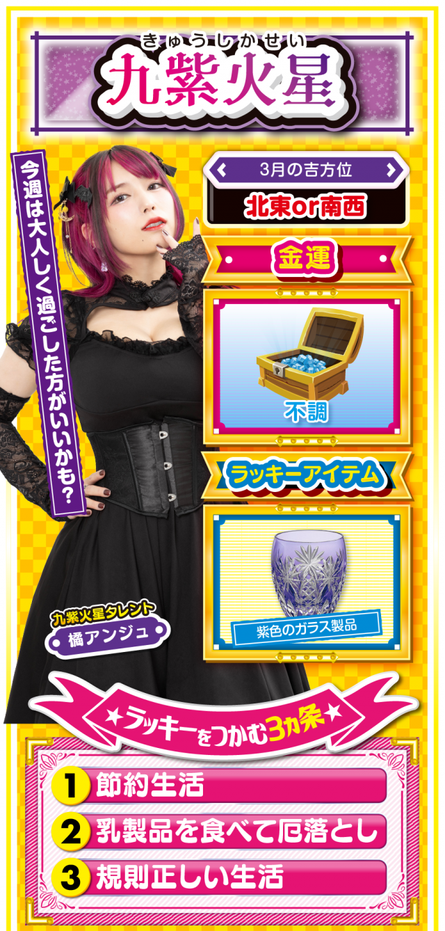 九紫火星占い結果