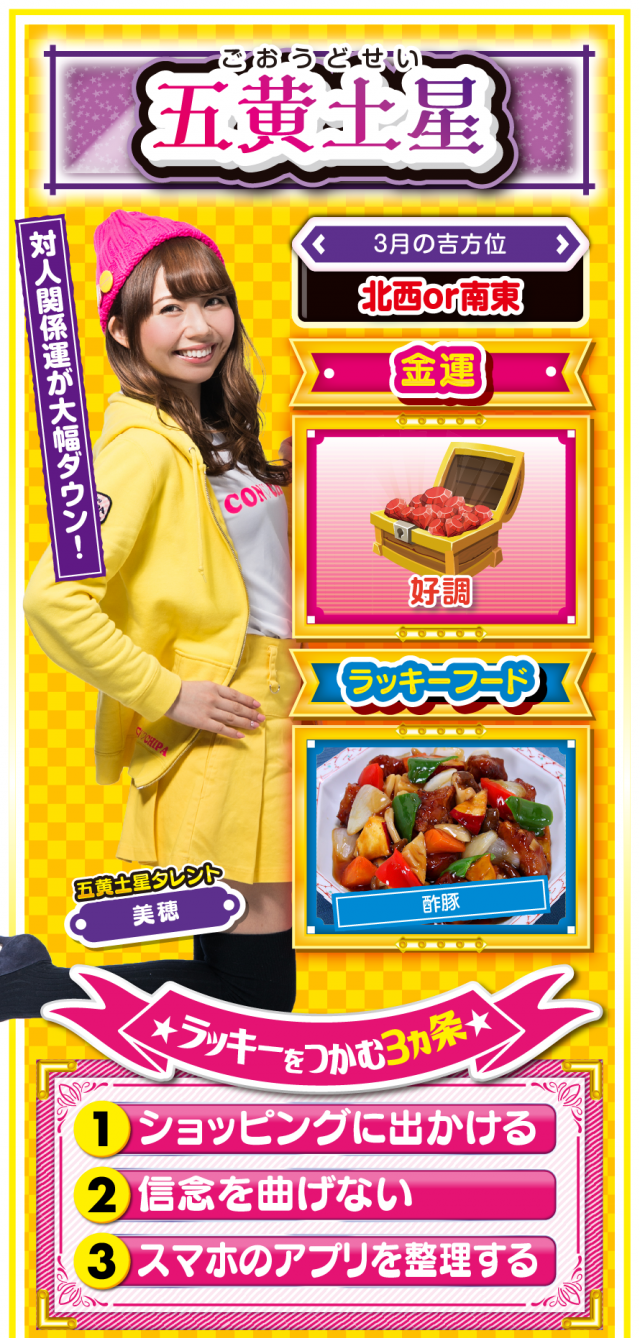 五黄土星占い結果