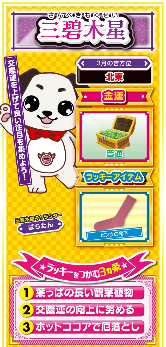 三碧木星占い結果