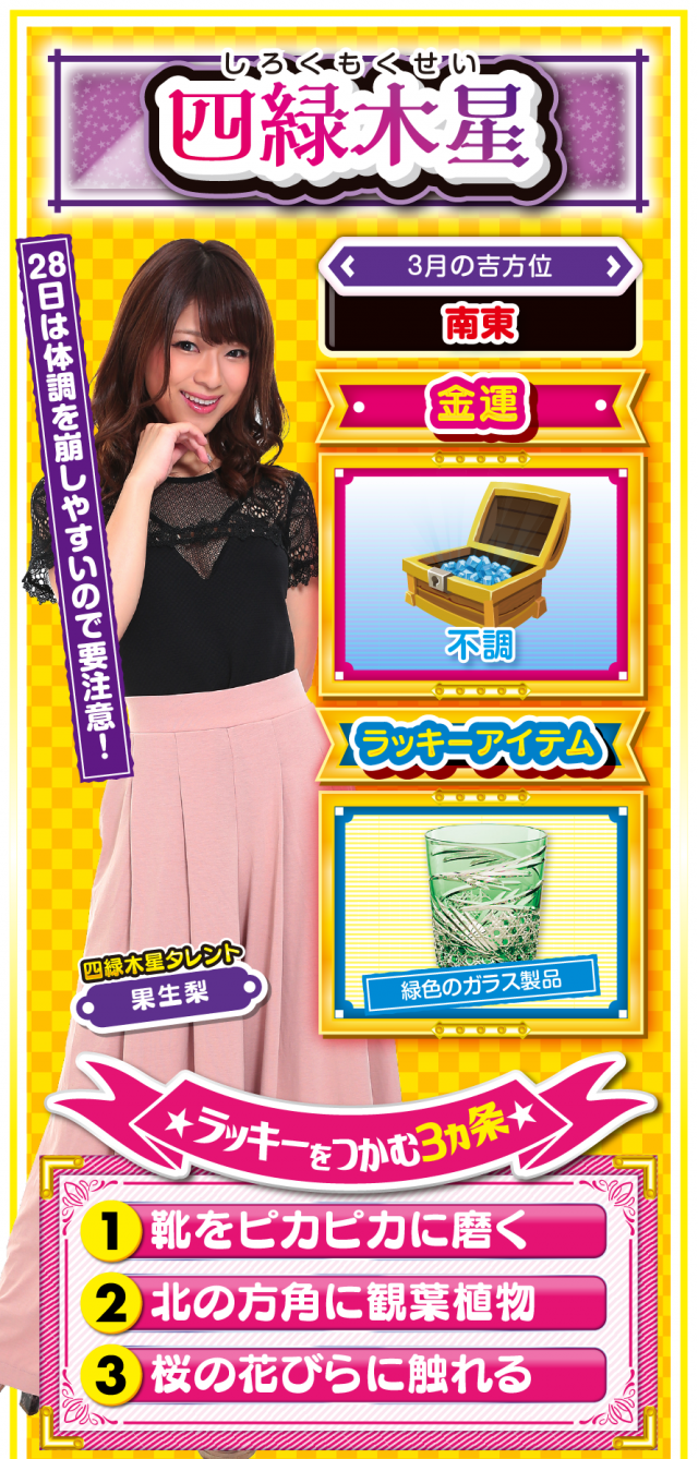 四緑木星占い結果