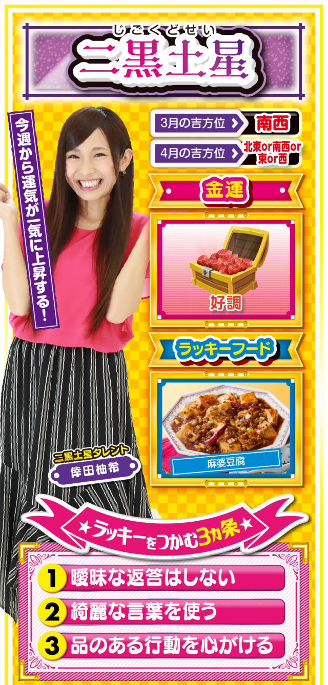 二黒土星占い結果