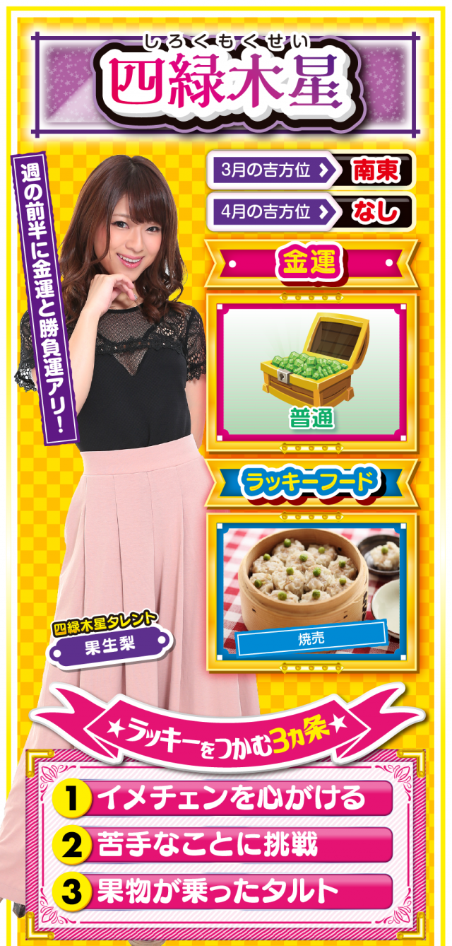 四緑木星占い結果