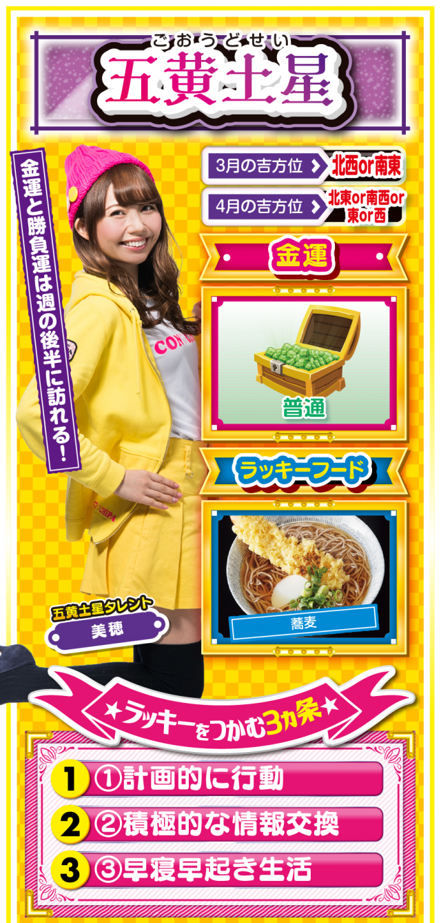 五黄土星占い結果