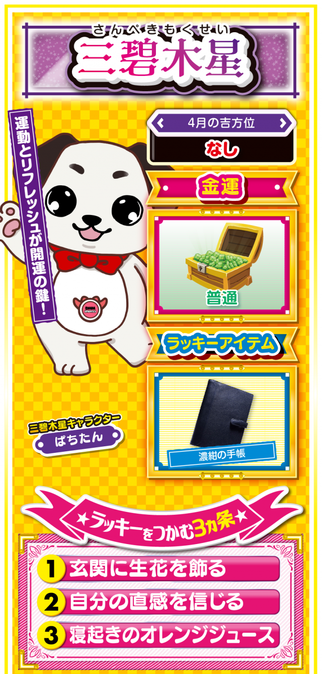 三碧木星占い結果