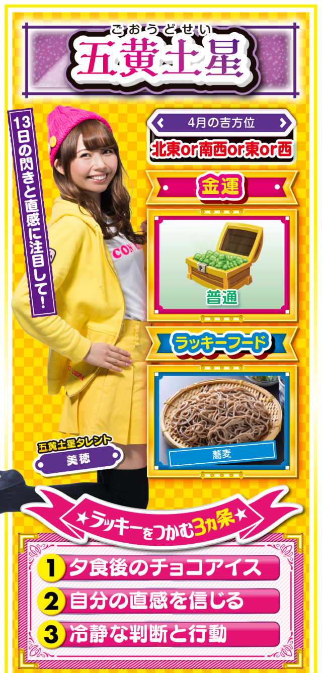 五黄土星占い結果