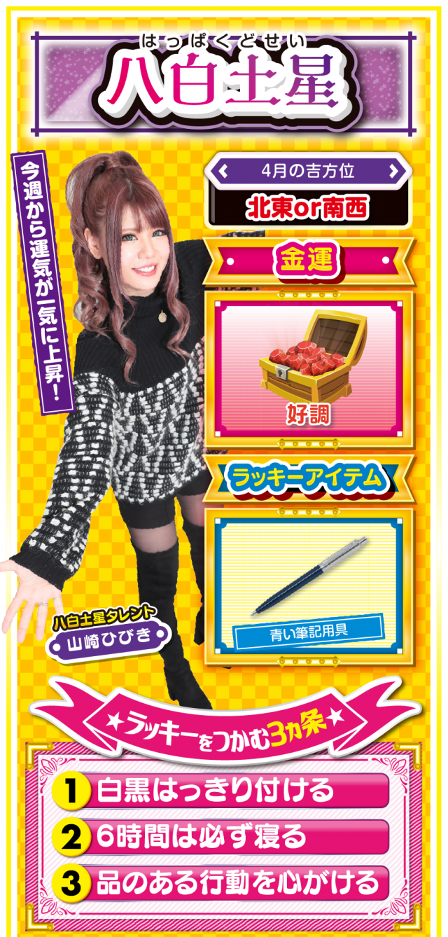 八白土星占い結果