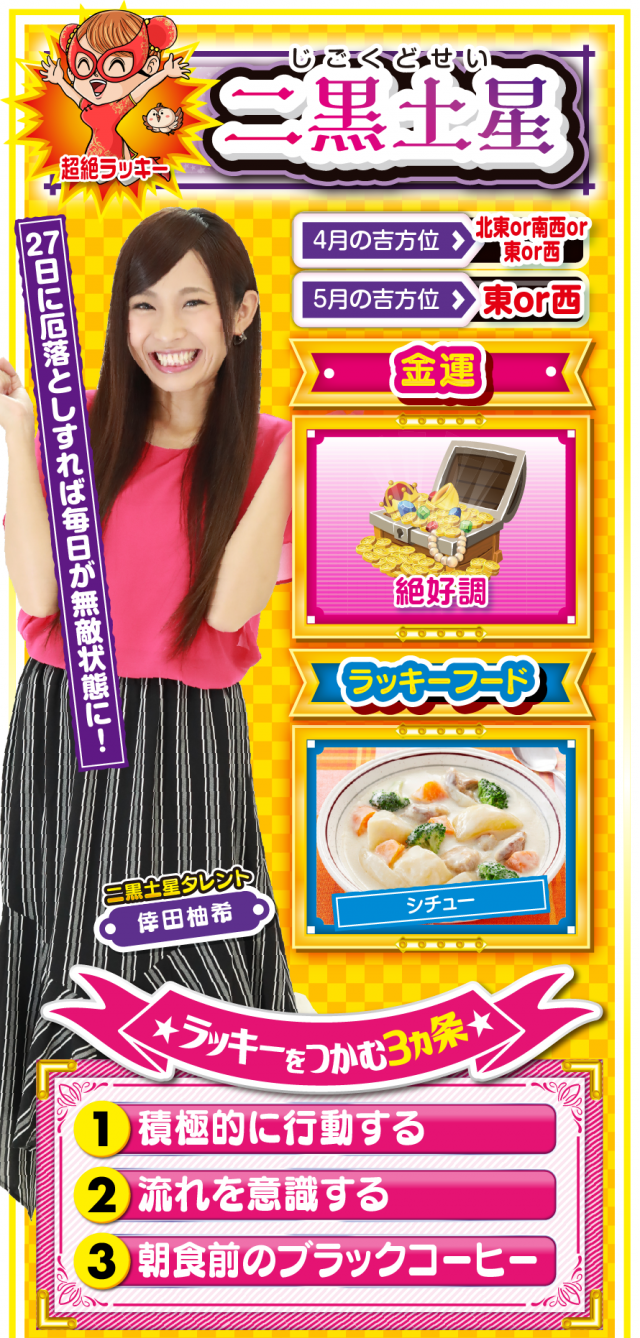 二黒土星占い結果