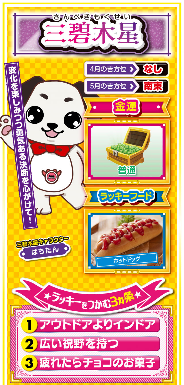 三碧木星占い結果