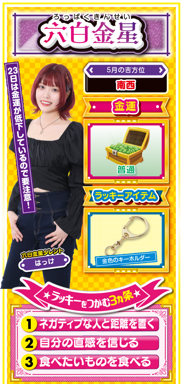 六白金星占い結果