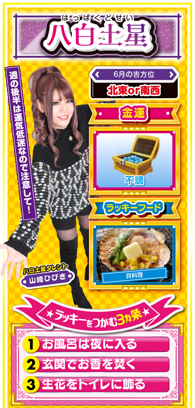 八白土星占い結果