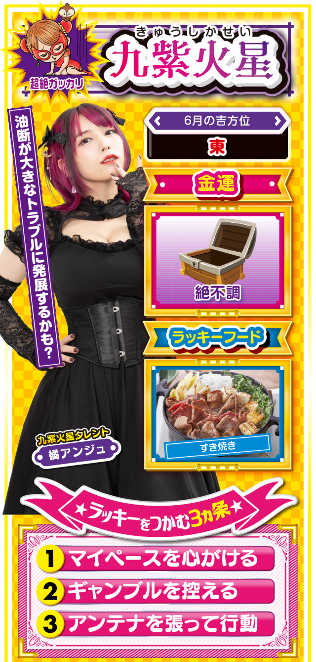 九紫火星占い結果