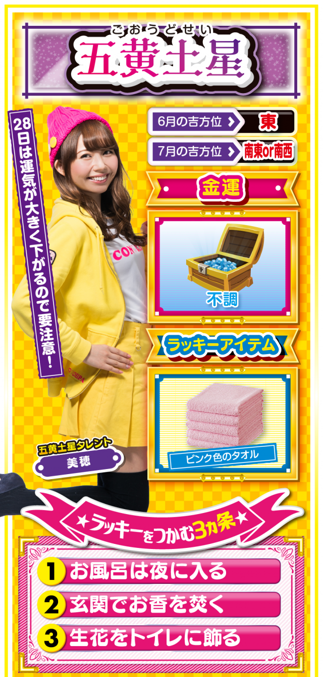 五黄土星占い結果