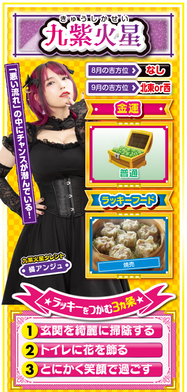 九紫火星占い結果