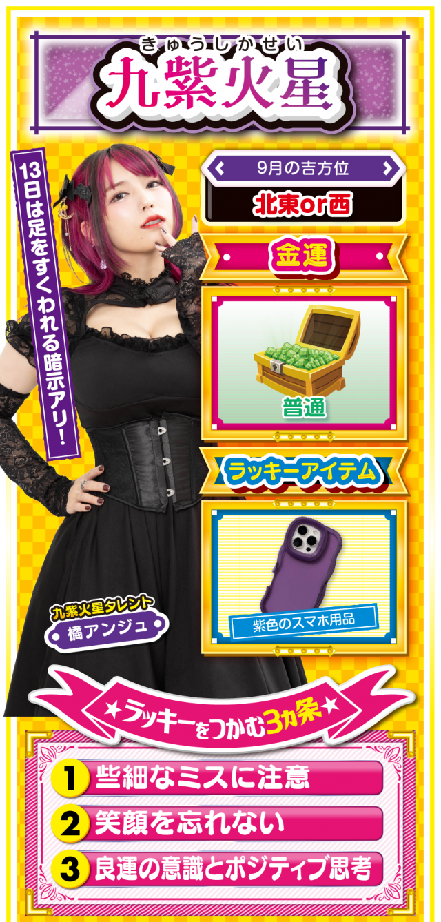 九紫火星占い結果