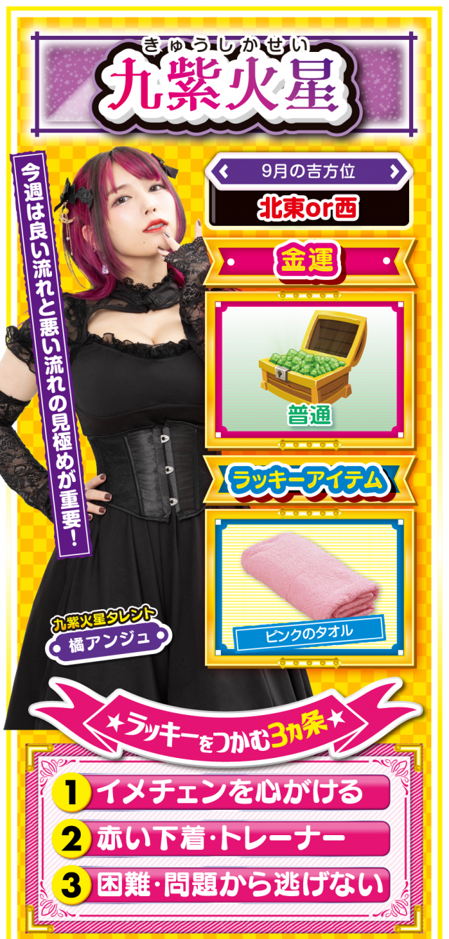 九紫火星占い結果